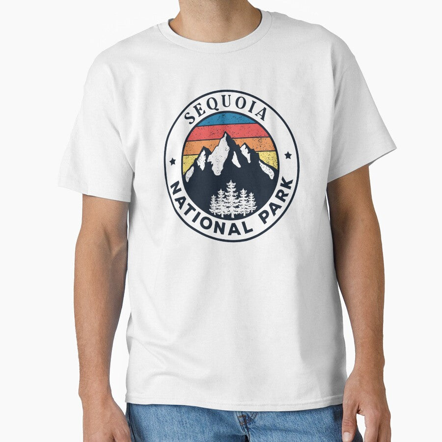 Sequoia National Park-Vintage by Road-tees