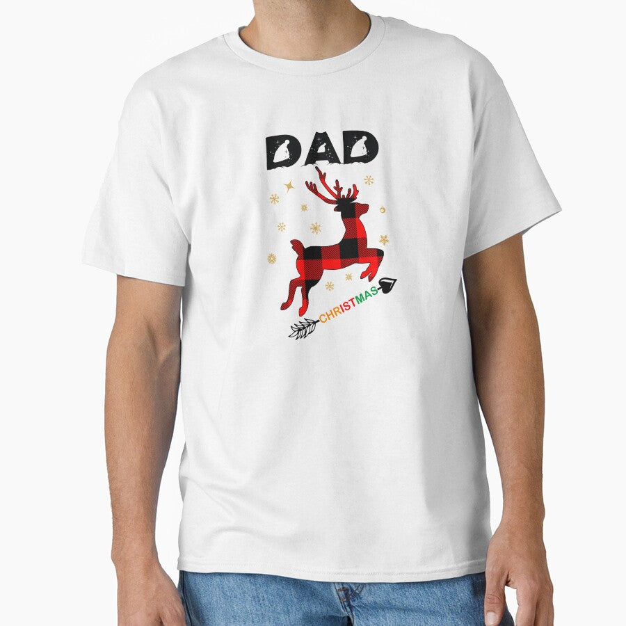 Christmas Family Matching Family Pajamas Reindeer Dad by MinsND