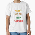 Merry We Go, Merry Christmas, Christmas, Holiday Season, Retro by Magic Love Art Print
