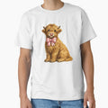 Cute Coquette Style Highland Cow by saltwater-grace