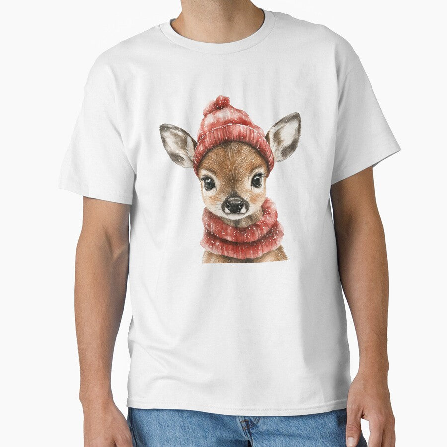 Copy of Funny deer, Marry Christmas sticker. by AlinaMalina24