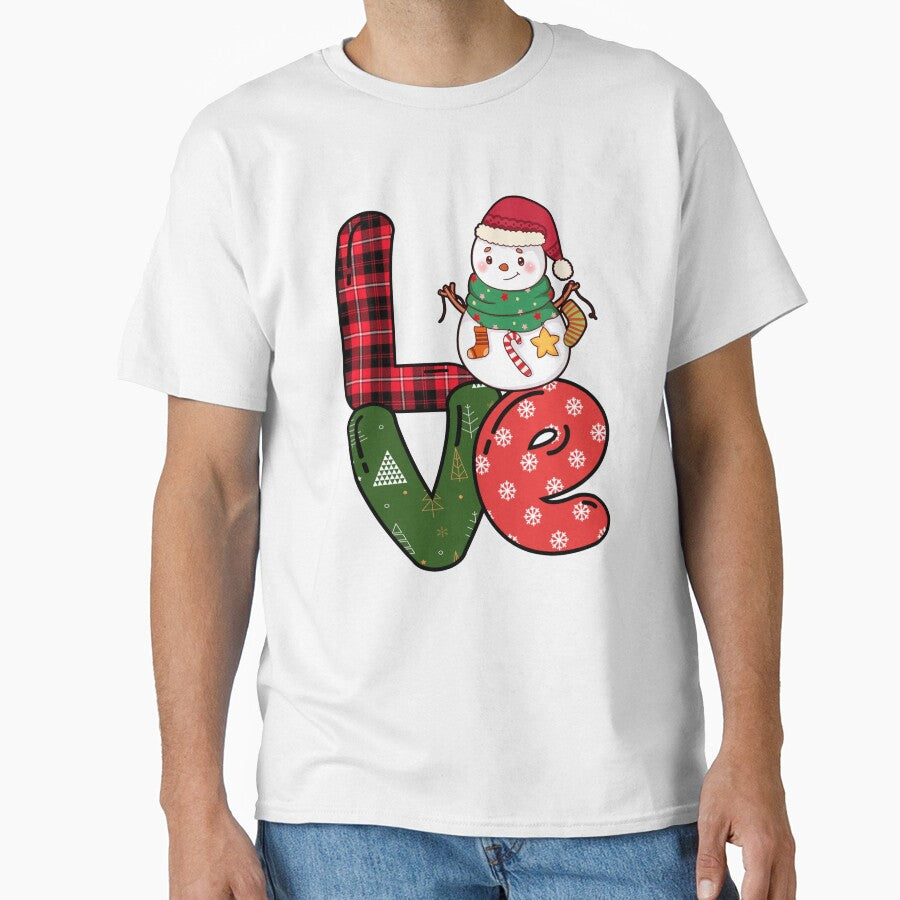 love christmas snowman by vuhieustore