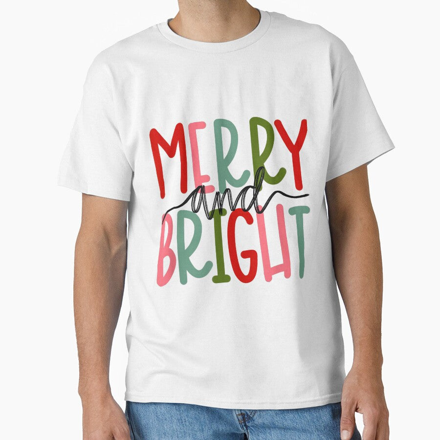Merry And Bright Script Scene With Bold Colorful Holiday Mood by torildorxop