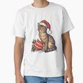Vintage Christmas Cat – Santa Kitty Holiday Design by Activity01