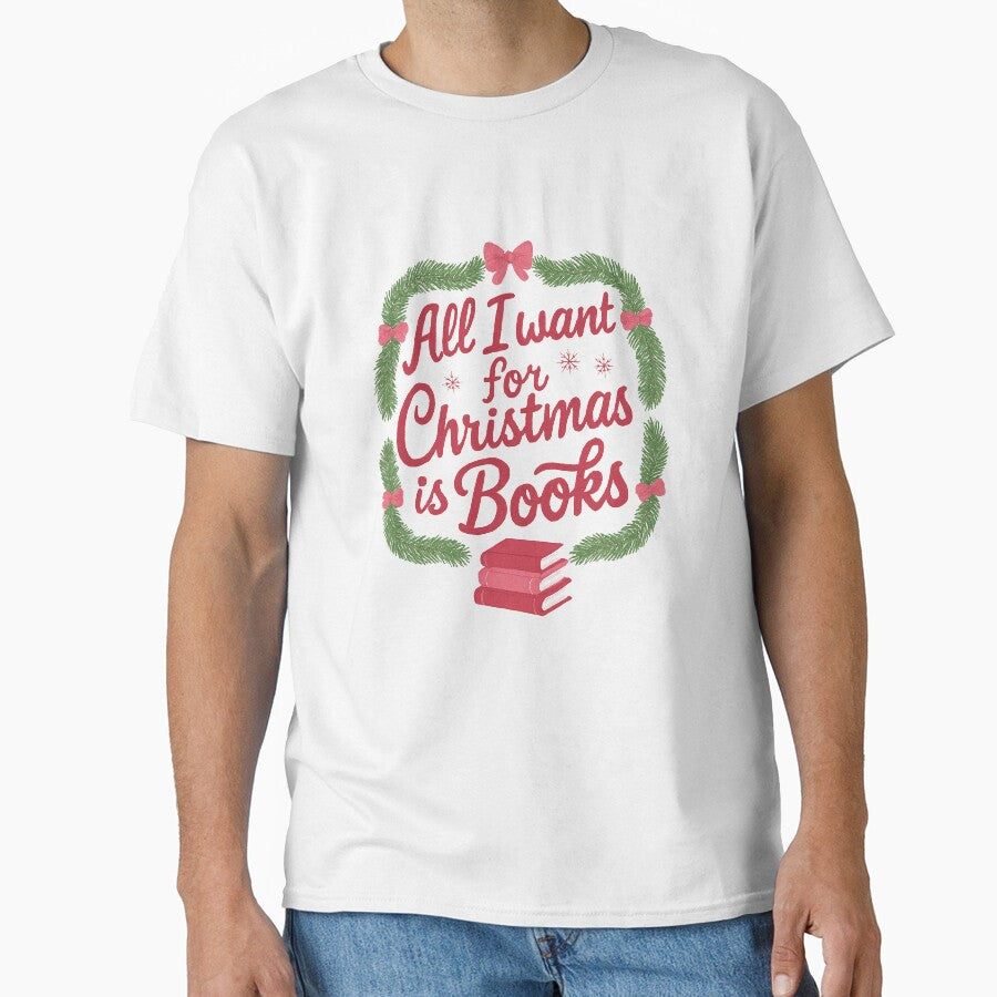 All I want for Christmas is Books bookish Christmas vibes by Emeearts