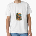 Vintage Camping Bear Mountain Lake Illustration by lovepower