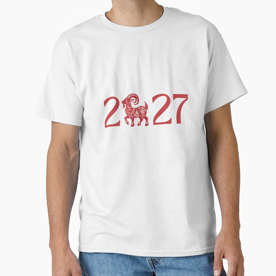 Traditional Red Chinese New Year Goat 2027 by mariana83