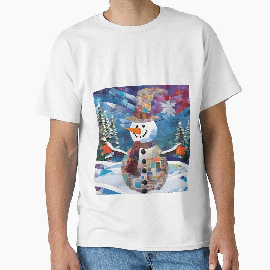 Snowman 01 - Charming Snowman Whimsy by Artekinium
