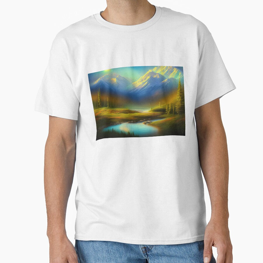 Denali National Park Ethereal digital painting with Dramatic Coloring 3 by DiatomDesigns