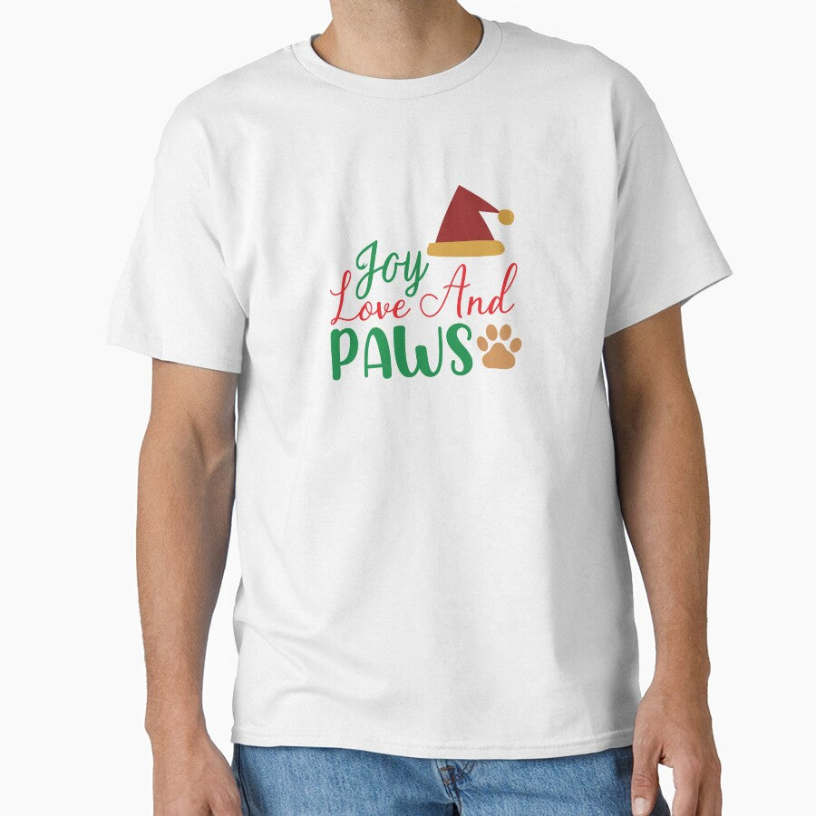 Joy, Love and Paws Christmas Dog Design by Palette & Hue