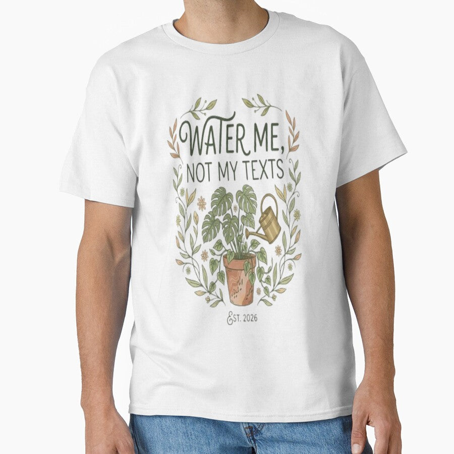 Water Me Not My Texts Funny Plant Lover Tote Bag by ArtsyElegance4U ⭐⭐⭐⭐⭐