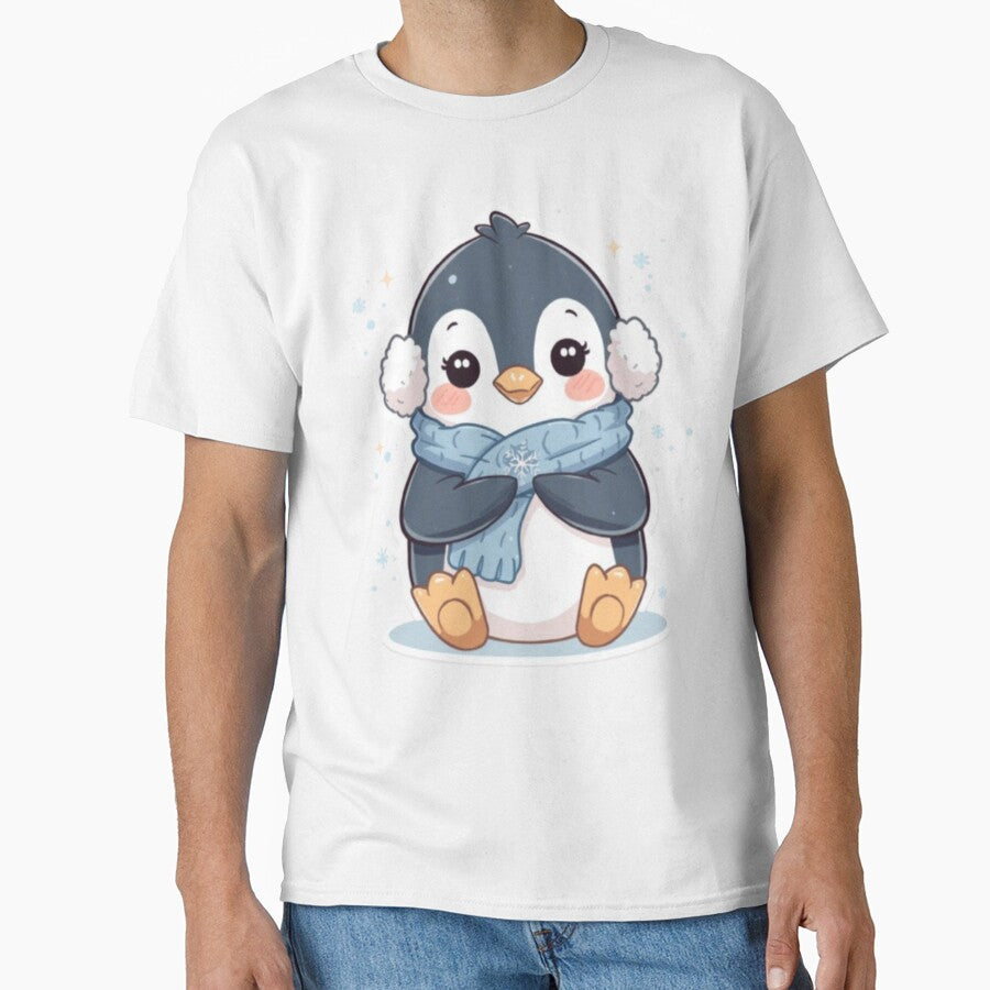 Cute Baby Penguin Winter Sticker | Kawaii Cozy Penguin by Tiny-Doodle-Co
