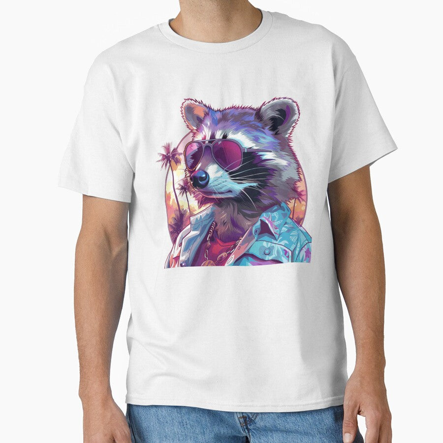 Raccoon In Summer by NicolasGlowArt