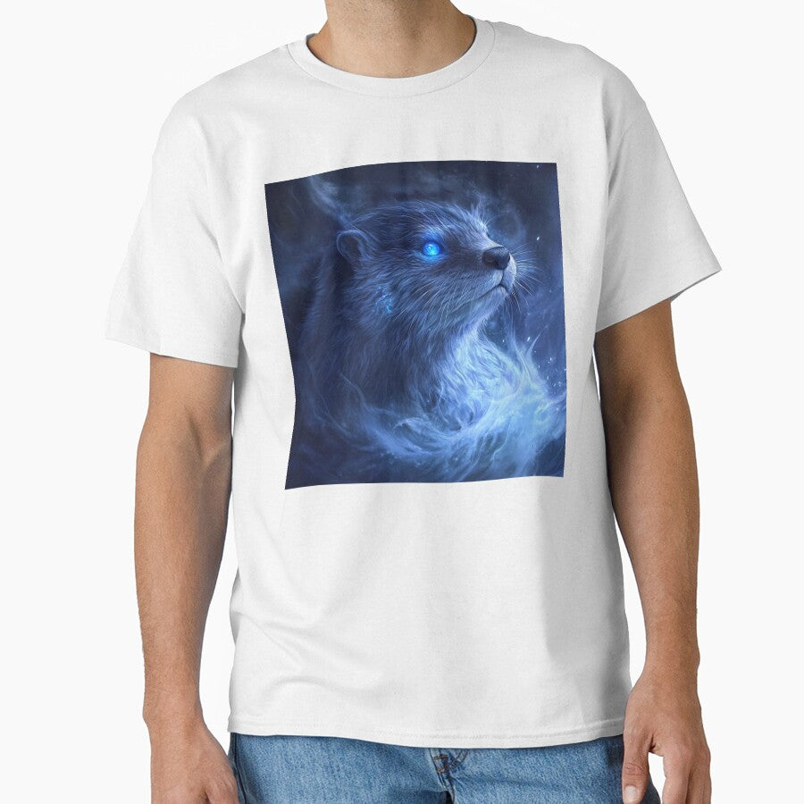 Blue Otter Portrait by NicolasGlowArt