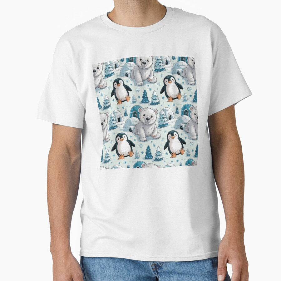 Polar Bear and Penguin by NicolasGlowArt