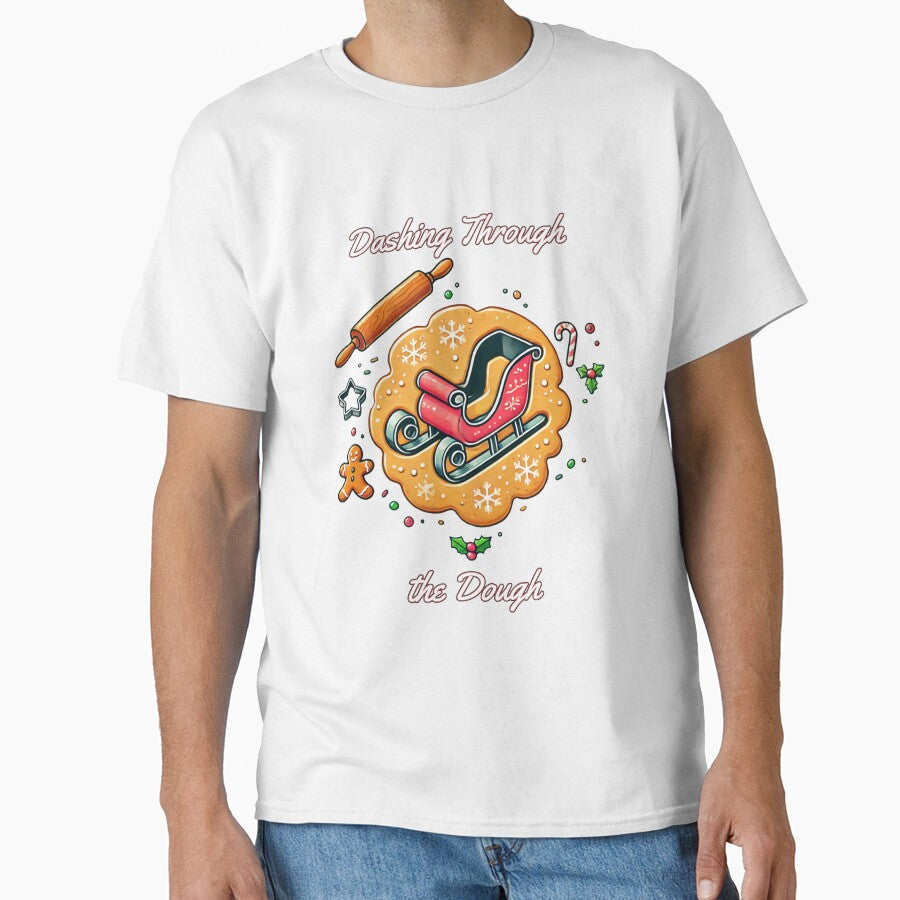 Dashing Through The Dough - Funny Holiday Baking Pun, Cute Christmas Gift by LilMessyKitchen