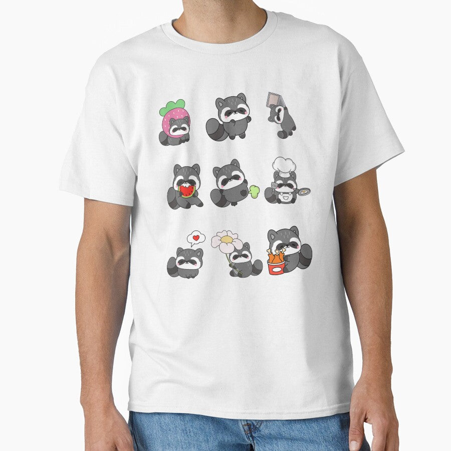 Cute Kawaii Raccoon Bundle by creativerooney