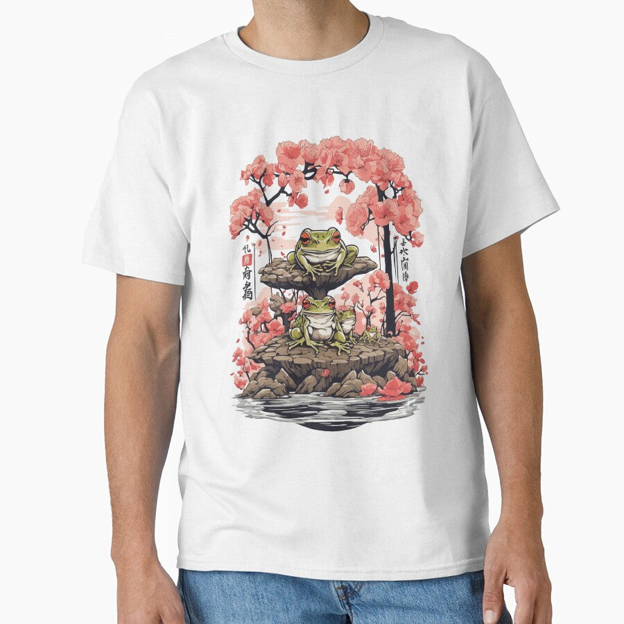 Frog Streetwear Aesthetic Vintage Design by LuminOrb