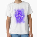 Neon Snowman – Winter Illustration by iamKRUK