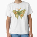 Green Floral Moth – Nature-Inspired Wings with Garden Blossoms by Zee's Whimsical Wonders
