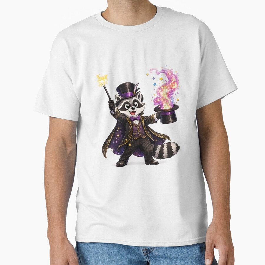 Cute Magic Raccoon Design by StyleBloomes
