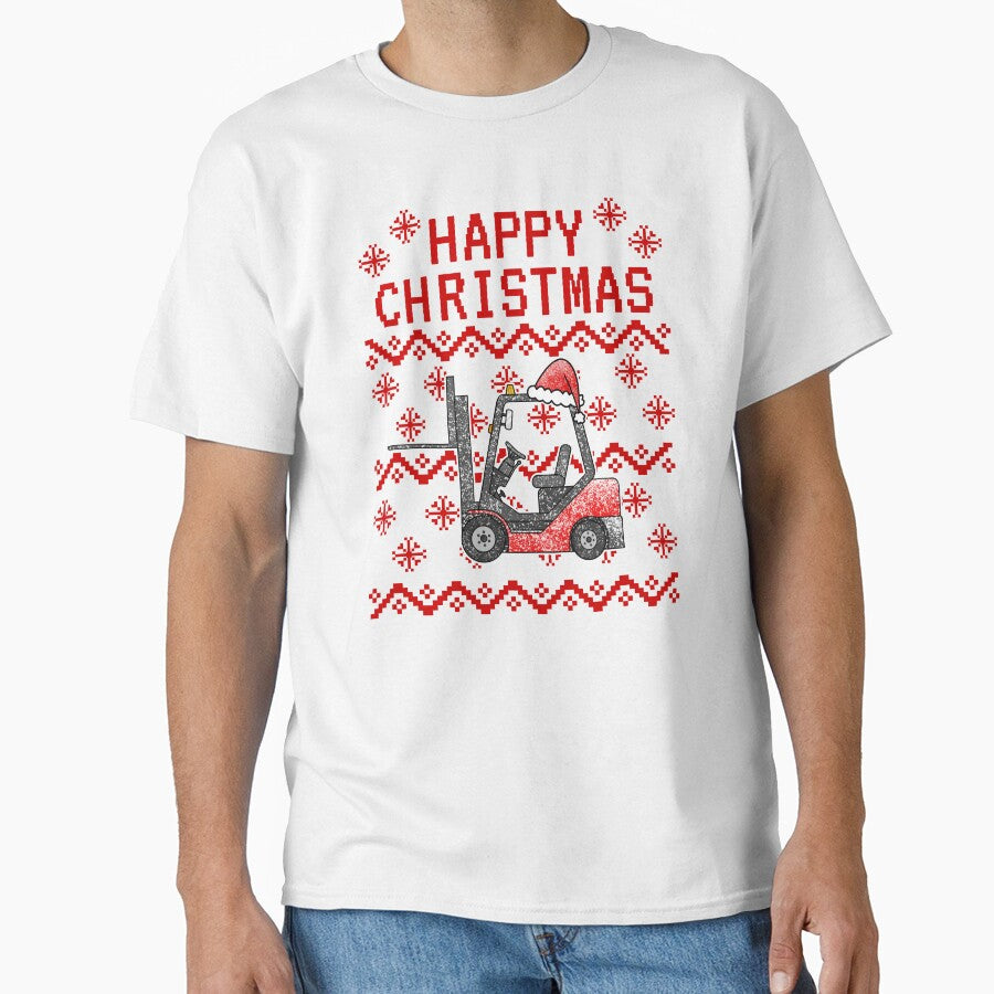 Forklift Truck Ugly Christmas by doodlerob