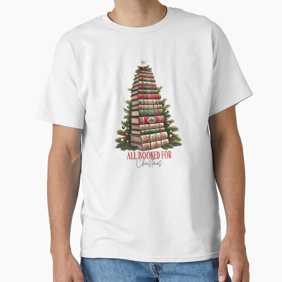 All Booked for Christmas PNG | Christmas Books Png | Book Lovers Png | Librarian Gift Png | Bookish Png | Santa Bookish | Christmas Club Png by PixelBlooming