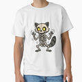 Skeleton Raccoon with Glowing Eyes – Creepy Halloween Animal by Confuzz1ed