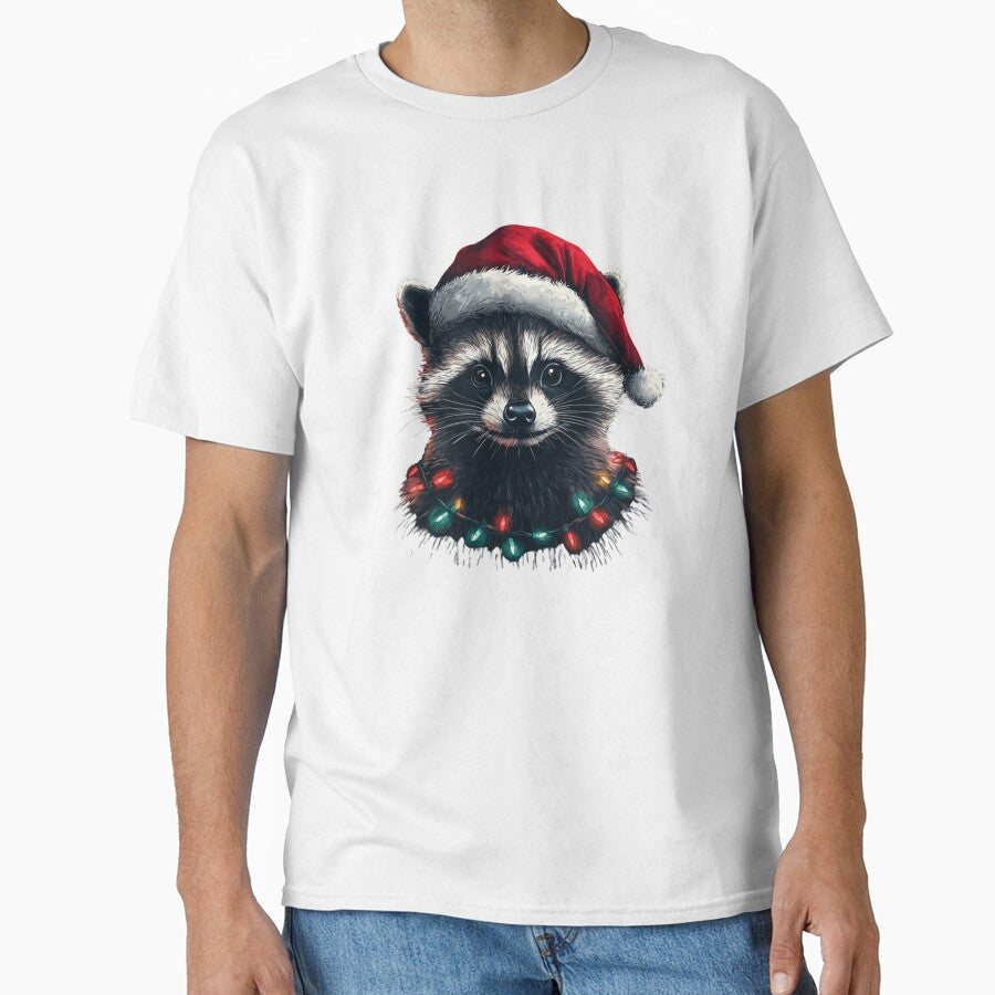 Christmas Raccoon Design by NicolasGlowArt