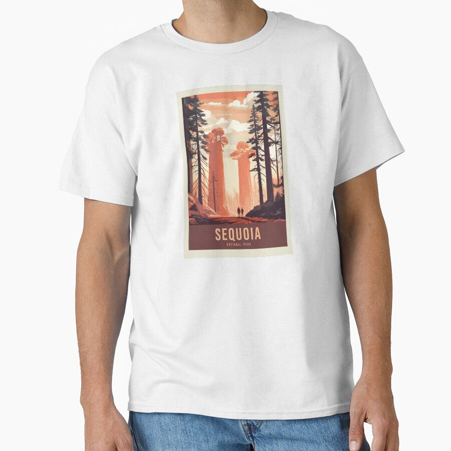 Sequoia national park mid century modern art by ArtFusion-Shop
