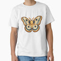 Cream Lunar Moth Celestial Sticker by PixelBrujeria