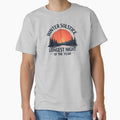 Winter Solstice T-Shirt - Longest Night of the Year Design, Retro Sunset and Forest Graphic Tee, Seasonal Celebration Apparel by WolfeMoonMerch