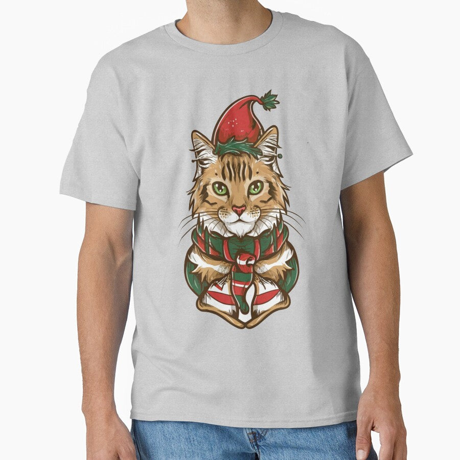 Christmas Cat, A Purrfectly Festive Addition to Your Holidays by tawscolors