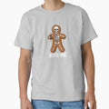 Funny Skeleton Gingerbread Man Bite Me - Edgy Christmas by wyzin39