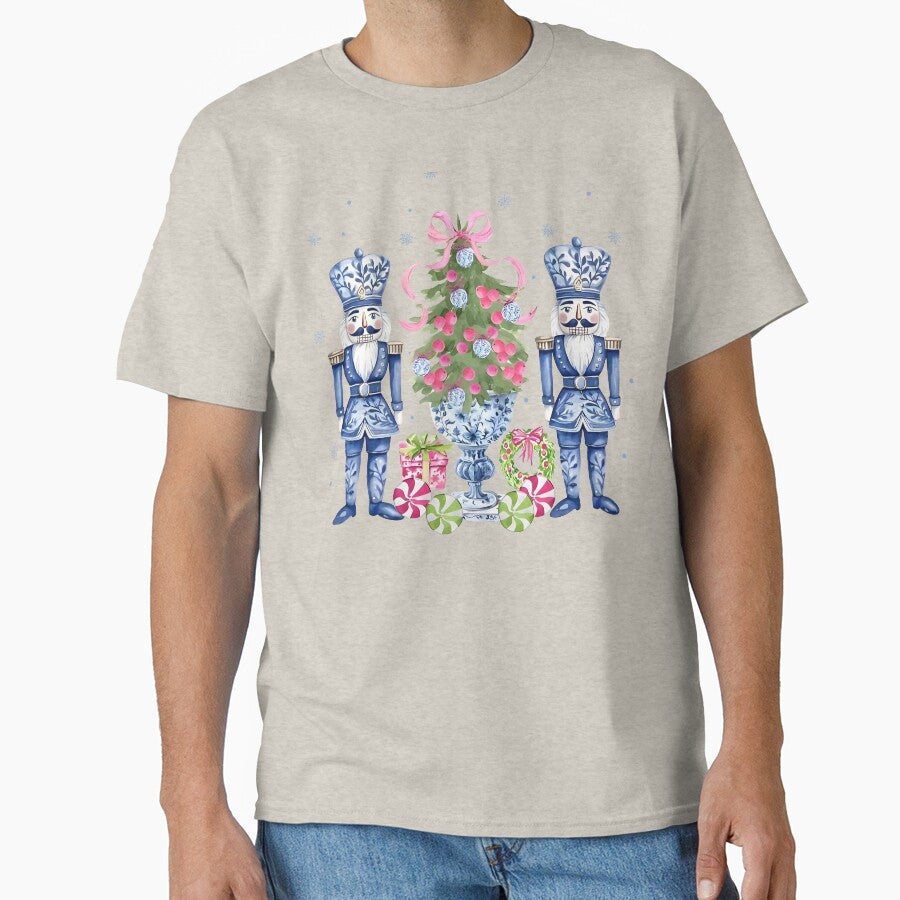 Chinoiserie Nutcracker Christmas, Preppy Christmas, Holiday Vibes by Jone Cham