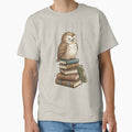 Vintage Dark Academia: Scholarly Owl Librarian by bapupa