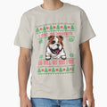 I Can Be Naugty English Bulldog Ugly Christmas Sweater Funny by Cuddlythopia