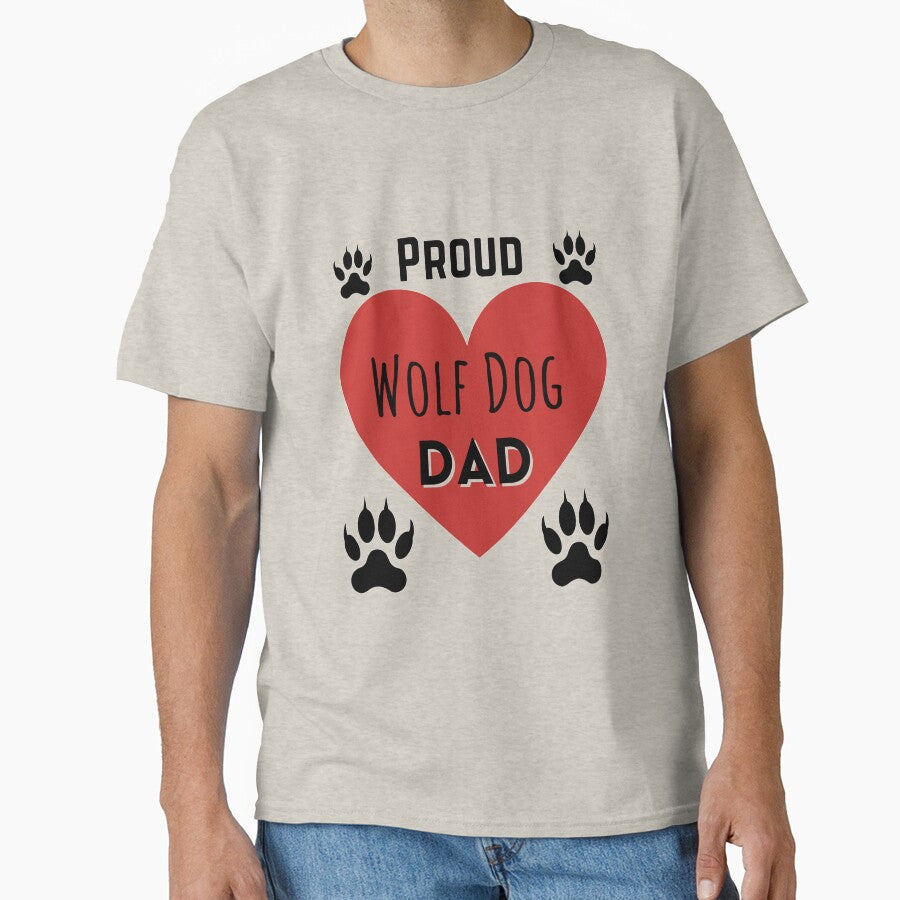 Proud Wolf Dogs Dad 4 Paws by MMwolfdogden
