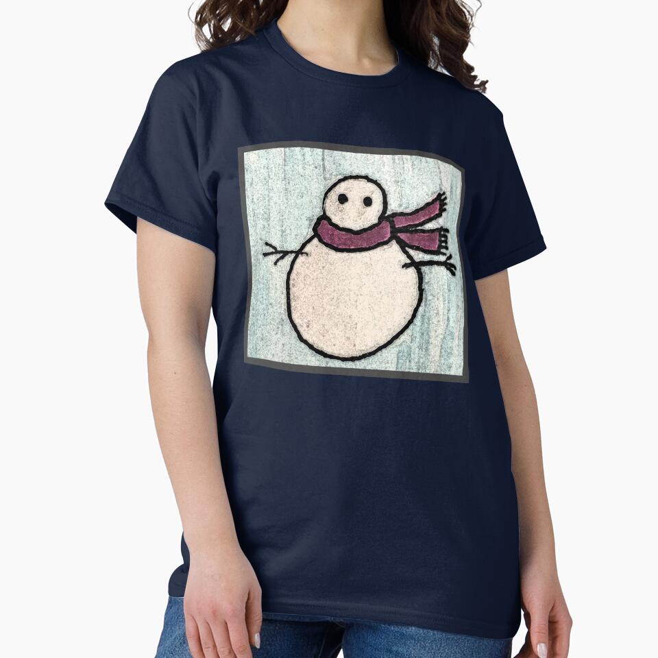 Windy Snowman by ErinBrieArt