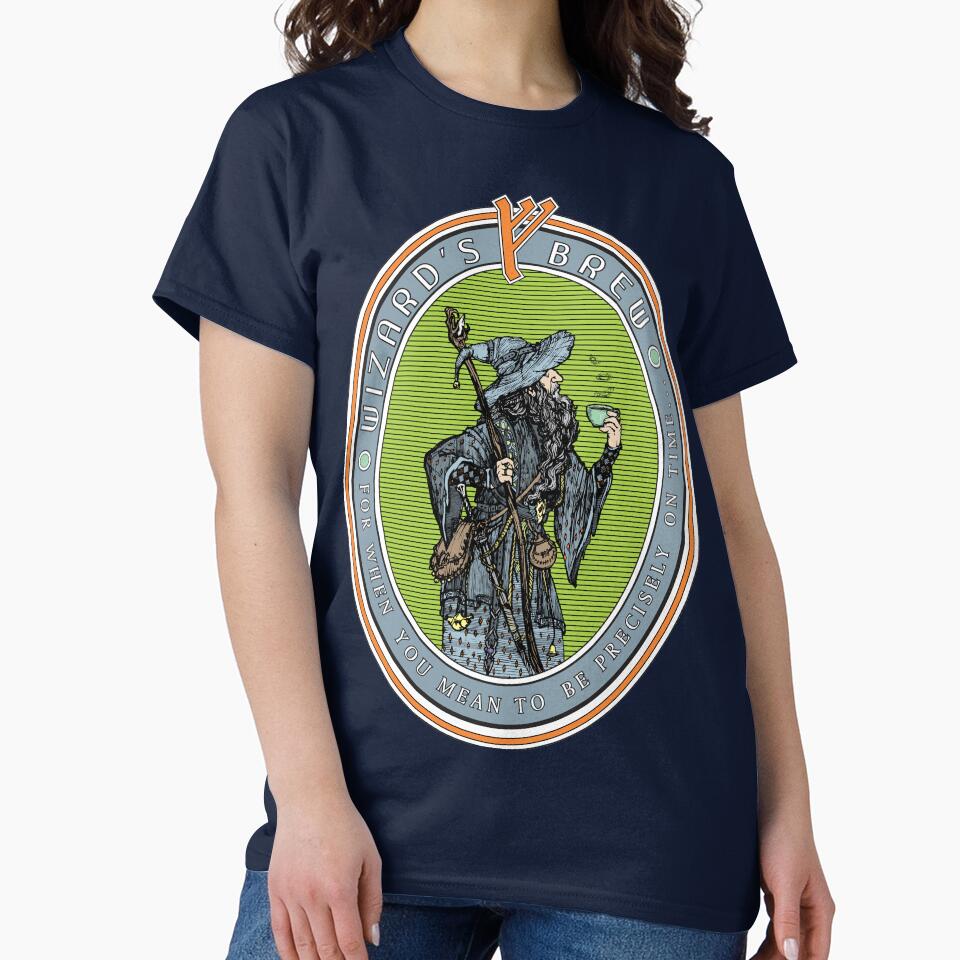 Official Wizard's Brew Logo shirt by JibbDesigns