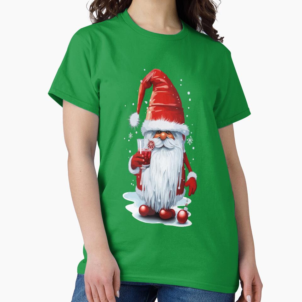 Nordic Gnome Holding A Glass Of‎ Pomegranate Juice by taiche