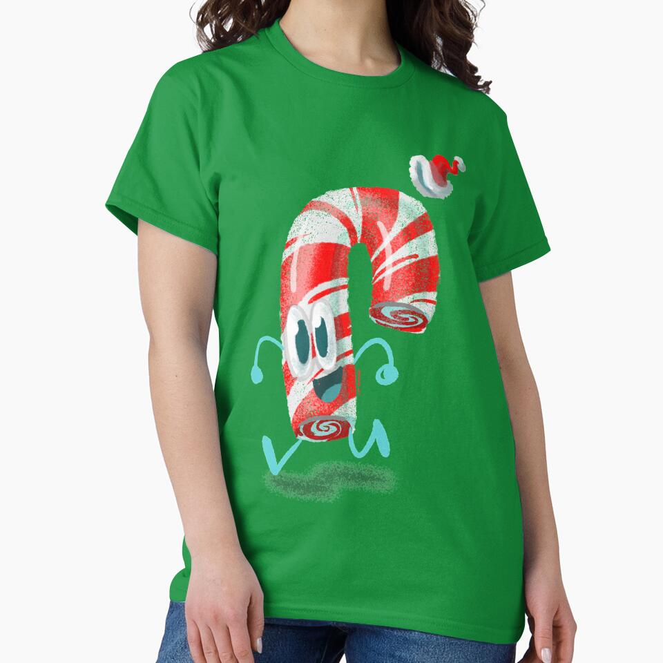 Hat-py Holiday Walking Candy Cane by Nate Bear