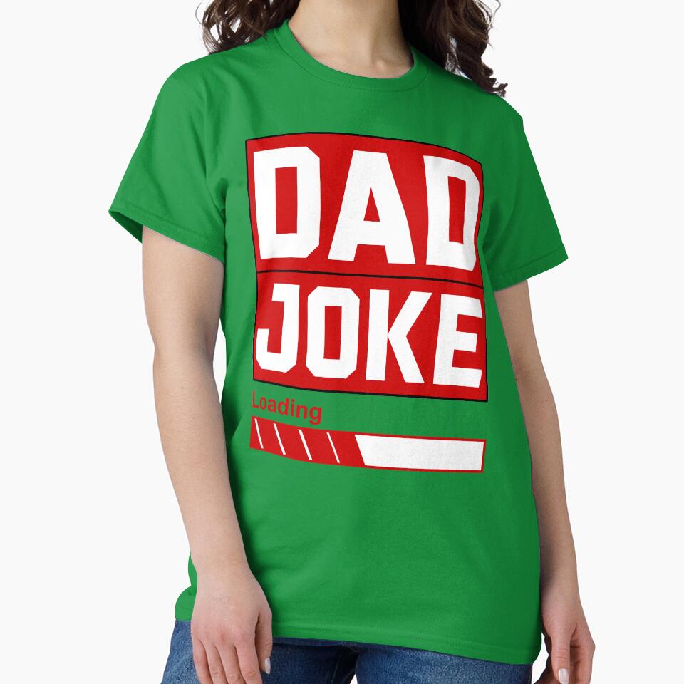 Mens Dad Joke Loading T-Shirt Funny Gift For Dads by trendo