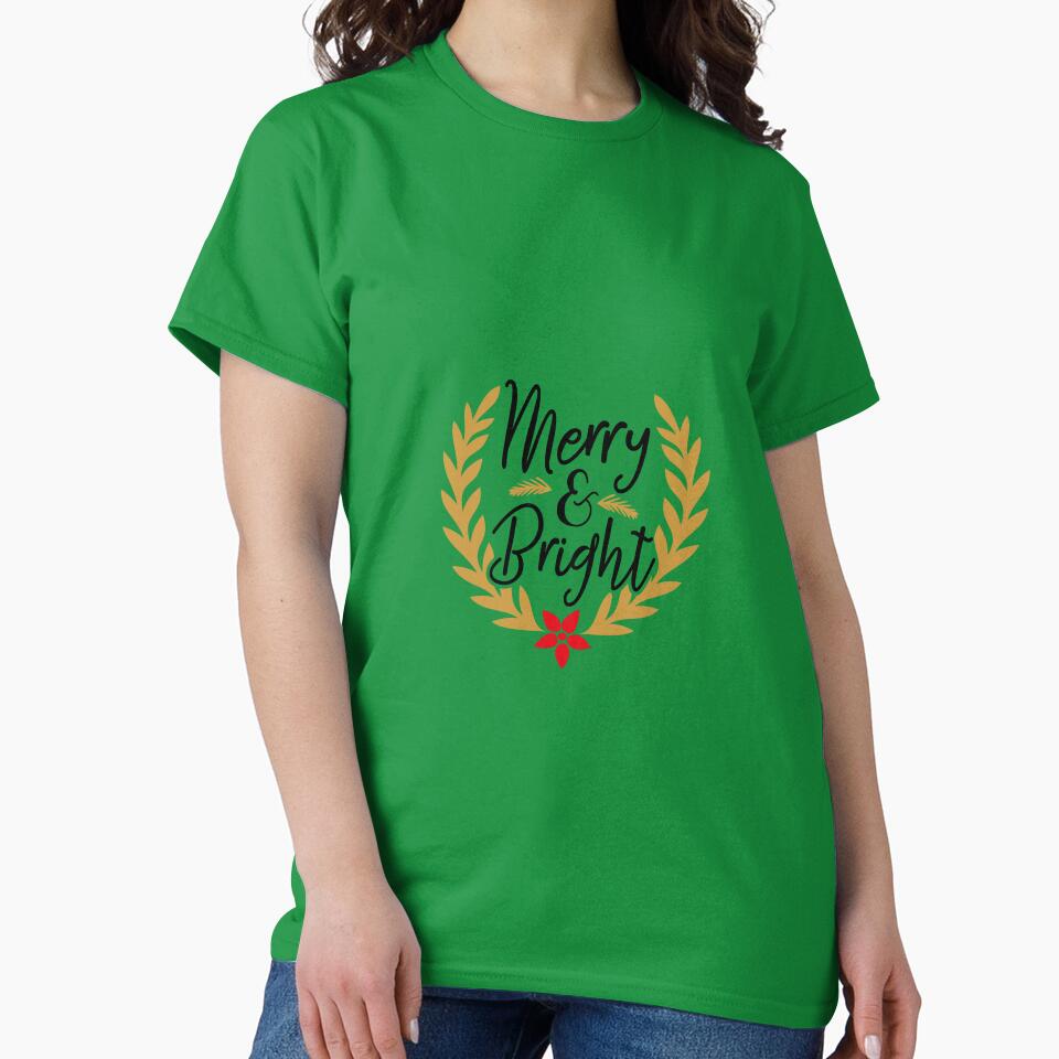 Merry and Bright by quertytees