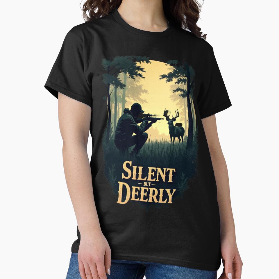 Silent But Deerly by PerkzPrints
