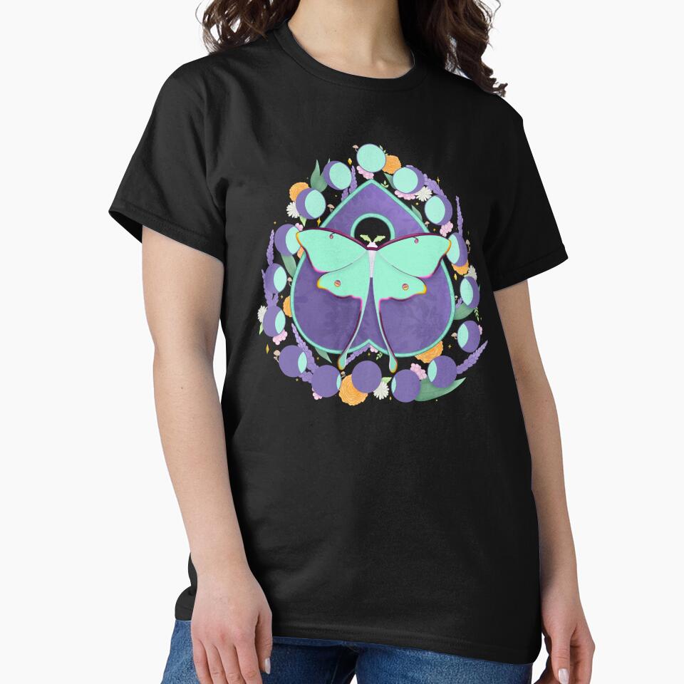 Lunar Moth Planchette by HannahRaeArts