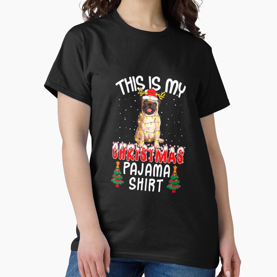 This Is My Pug Dog Christmas Pajamas by deanba81741