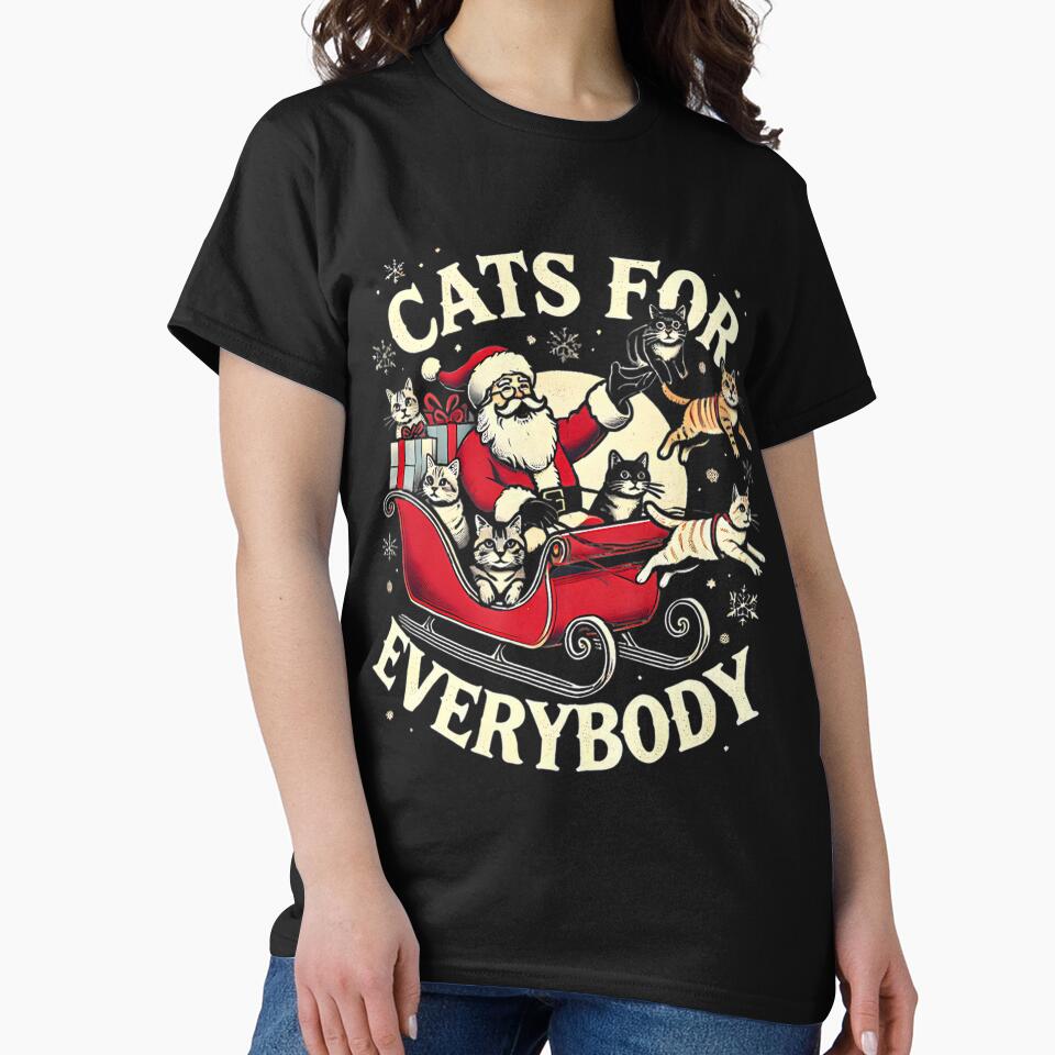 Christmas Cat Santa Cat Lover Christmas Cats For Everybody | ⭐⭐⭐⭐⭐ by depari22