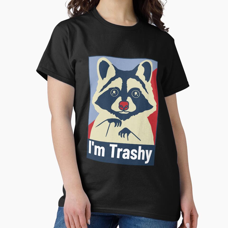 Raccoon: I'm Trashy by friendlyspoon