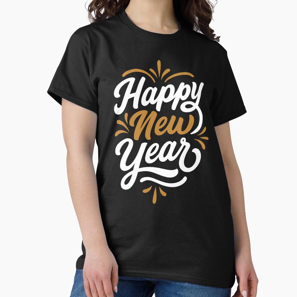 Happy New Year 2026, Festive Celebration Typography Design by D3Xpert